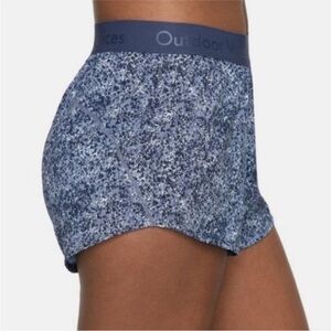 Outdoor Voices Relay Shorts in Pebbled Storm